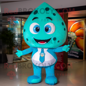 Turkis Pizza maskot drakt...