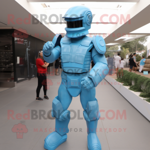 Sky Blue Spartan Soldier...