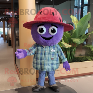 Purple Watermelon mascotte...