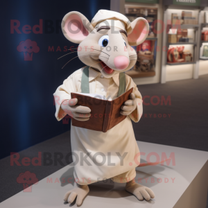 Beige Ratatouille mascotte...