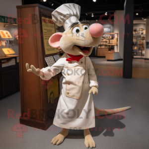 Beige Ratatouille maskot...