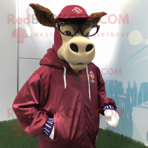 Maroon Jersey Cow...