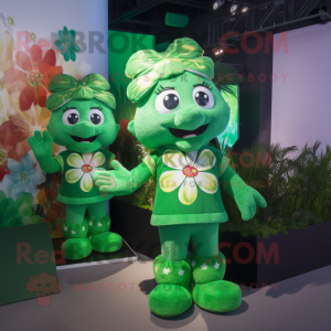  Bunch Of Shamrocks maskot...