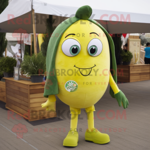 Olive Lemon maskot kostume...