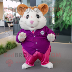 Magenta Hamster mascotte...