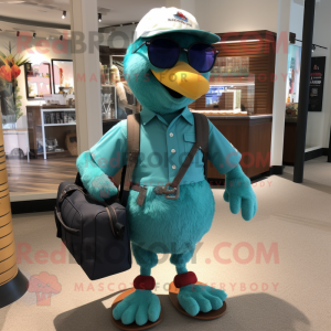 Teal Chicken mascotte...