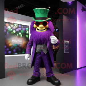 Lila Leprechaun-Hut...