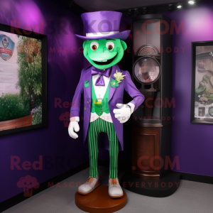 Lila Leprechaun-Hut...