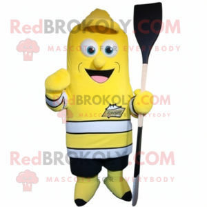 Gul Ice Hockey Stick maskot...