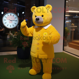 Yellow Bear mascotte...