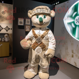 Creme Celtic Cross maskot...