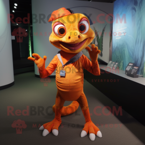 Orange Geckos mascotte...