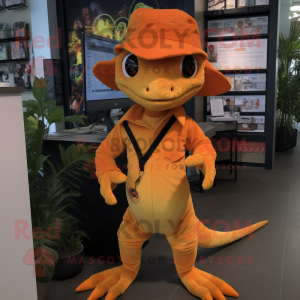 Orange Geckos mascotte...