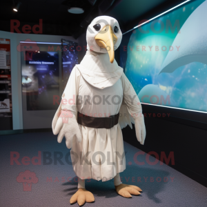Cream Albatross maskot...