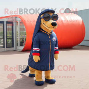 Navy Hot Dog mascotte...