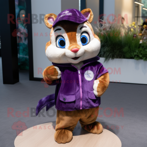 Lilla Chipmunk maskot...