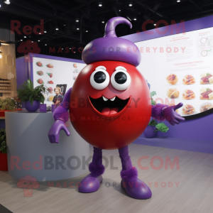 Purple Tomato mascotte...