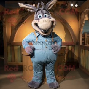 Blue Donkey mascotte...