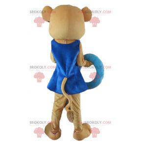Sala mascot brown lioness Simba's girlfriend with a dress -