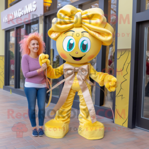 Goldene Medusa Maskottchen...