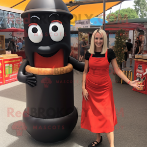 Black Currywurst mascotte...