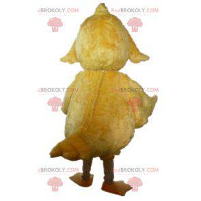 Mascotte de poussin jaune géant doux et mignon - Redbrokoly.com