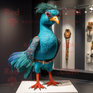 Turquoise fazant mascotte...