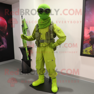 Lime Green Commando...