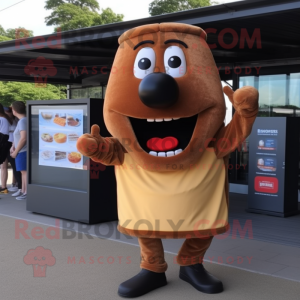 Beige Currywurst mascotte...