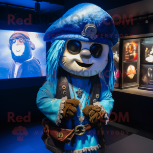 Blue Pirate mascotte...