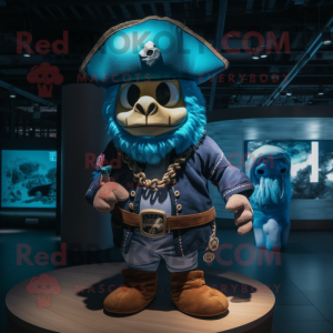 Blue Pirate mascotte...