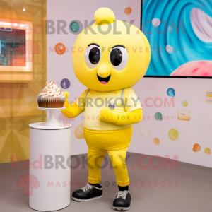 Citrongul Cupcake maskot...