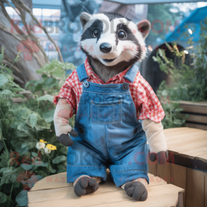  Badger mascotte kostuum...