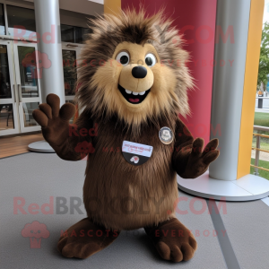 Brown Porcupine mascotte...