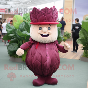 Maroon Cabbage maskot...