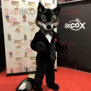 Black Fox mascotte kostuum...