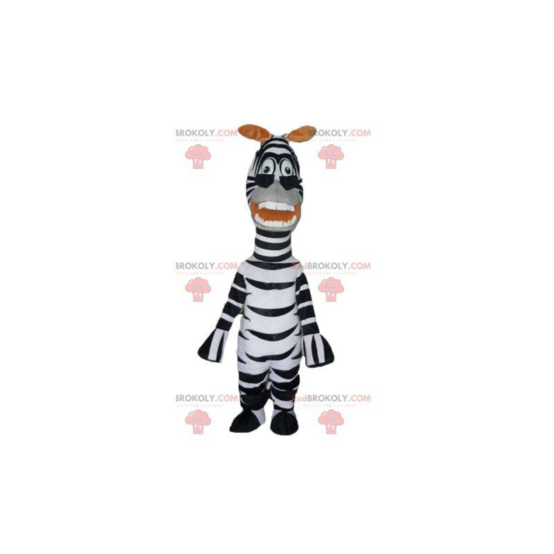Mascotte du célèbre zèbre Marty du dessin animé Madagascar -