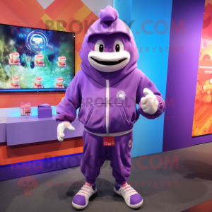 Purple Candy mascotte...