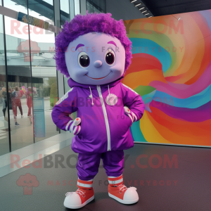 Purple Candy mascotte...