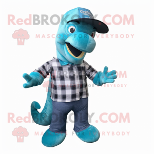 Personagem de mascote Cyan...