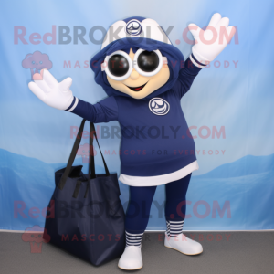 Navy Cyclops maskot kostume...