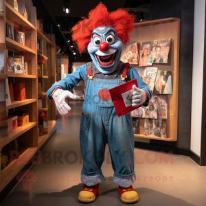 Red Evil Clown maskot drakt...