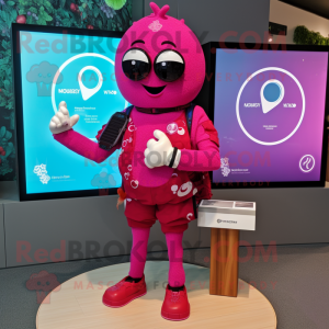 Magenta Plum mascotte...