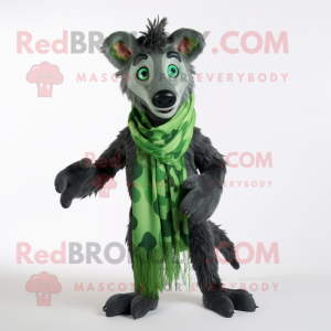 Skoggrønn hyene maskot...