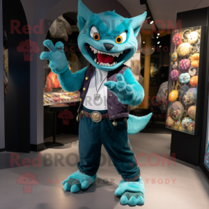 Teal Vampire mascotte...