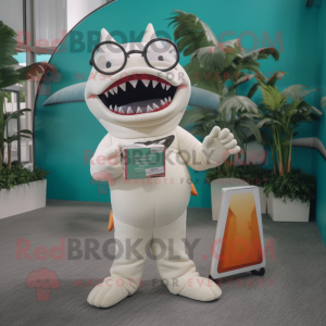 Cream Shark mascotte...