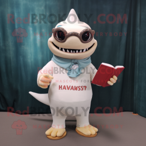 Cream Shark mascotte...