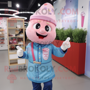 Pink Ice Cream mascotte...