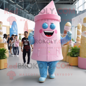 Pink Ice Cream mascotte...