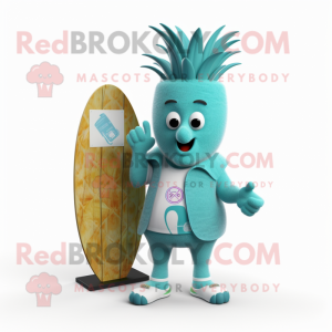 Teal Pineapple mascotte...